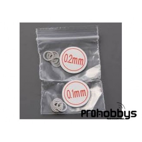 Arandelas de ajuste 5x7x0,1 / 0,2mm 12 (pcs)