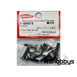 Kyosho Tornillos Cónicos Estrella M4x15 10 (pcs)