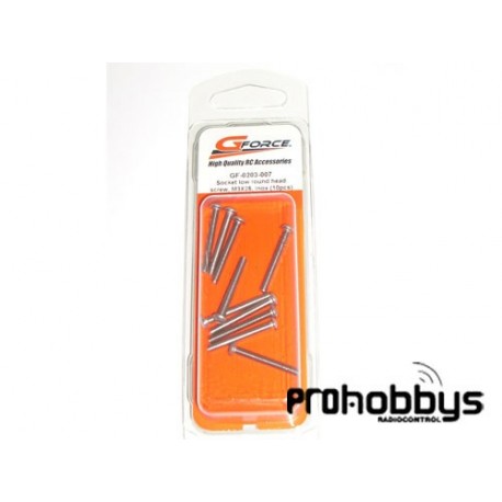 Tornillo allen M3x25mm Gforce (10 uds)