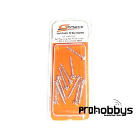 Tornillos 3,5x25mm rosca chapa y estrella Gforce