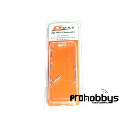 Conectores oro 3,5mm macho y hembra (4 pares)