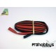 Tubo Termo 6 mm Rojo Negro (2x0,5 mts)