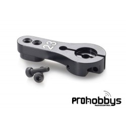 Team C Servo Horn Aluminio 23T Negro