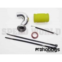 Codo escape GPX 4 1/10 HoBao 22071