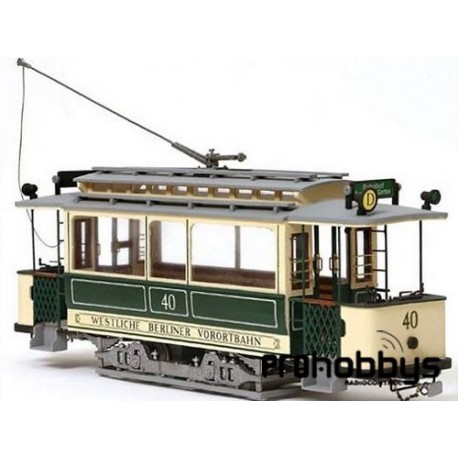 Tranvía De Berlín Kit En Madera y Metal OcCre 53004