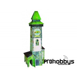 Torre con Reloj de Cuarzo Clever Papel 277 Ciudad Medieval