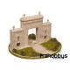 Puerta del carmen (Zaragoza) Maqueta escala 1:55 de piedra 