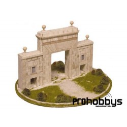 Puerta del carmen (Zaragoza) Maqueta escala 1:55 de piedra 