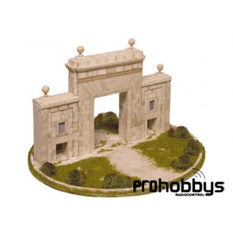 Puerta del carmen (Zaragoza) Maqueta escala 1:55 de piedra 