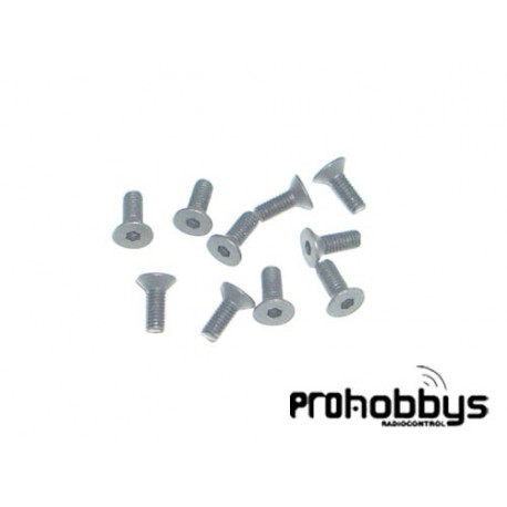 Tornillo allen c/cónica 3x8mm (10uds)