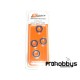 Rodamientos Gforce 8 x 16 x 5mm 668-2RS (4 Uds)
