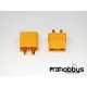 Conector oro XT-90 (1pareja)