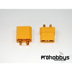 Conector oro XT-90 (1pareja)