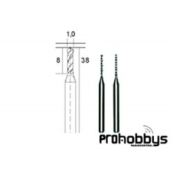 Blister Brocas 1mm. (metal duro) Proxxon 28324