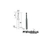 Fresa de metal Duro Ø 2mm Proxxon 28759