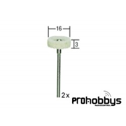 Pulidor de fieltro ( tipo rueda 16 Ø x 3 mm) Proxxon 28803
