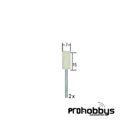 Pulidor de fieltro (cilindro de 15 x 7 mm de Ø)