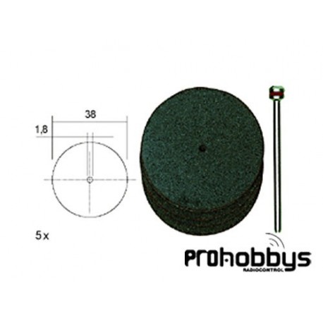 Discos para tronzar Ø 38 x 0,7 mm