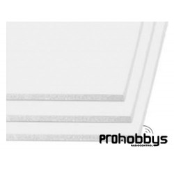 Carton pluma Blanco 3mm 50cm x 70cm