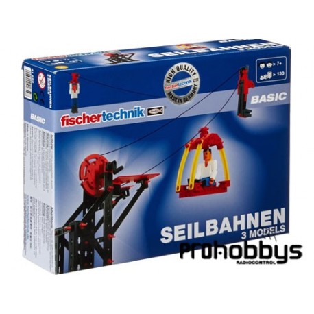 Set Funicular 3 modelos 130 pzs fischertechnik