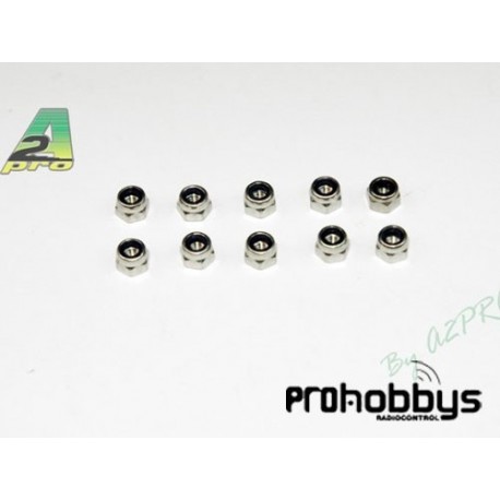 Tuerca Nylon stop inox M3 (10U)