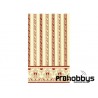 Papel JACKSON'S REGENCY STRIPE BURDE 1:12