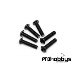  Tornillo boton cabeza allen M 6 x 25MM 6p