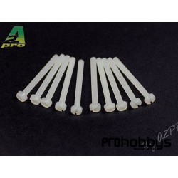 Tornillos Nylon cab. cilin. M3x30mm 