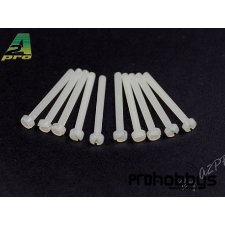 Tornillos Nylon cab. cilin. M3x30mm 