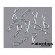 Clips carrocería 28mm 1/8 (10 uds)