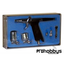 Pistola aerográfica D-116 doble cubeta