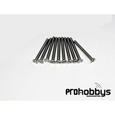 Tornillo inox c/ avellanada M2x20mm (10 uds)