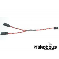 Cable "Y" de 15cm trenzado conector JR