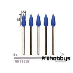 Pulidor de silicona forma de proyectil ø 5mm Proxxon
