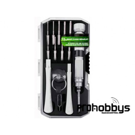 Kit reparación Smart Phone 15 Pzs. iWork