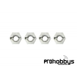 Hexagonos rueda 1/10 de aluminio