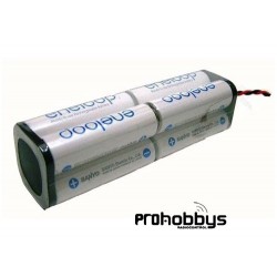 Batería de emisora 9,6V Eneloop cuadrada