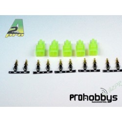 Conector Oro Macho Mini Kyosho (5 uds)