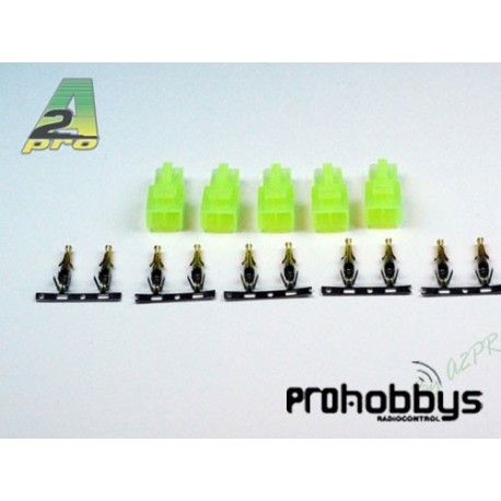 Conector Oro Macho Mini Kyosho (5 uds)