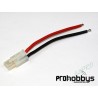 Conector Kyosho macho con hilo oro 4mm