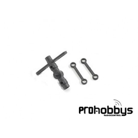 Set cabeza rotor helicóptero Helixx Protech