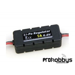 Regulador de voltaje LiPo 2-6S 6,0V 5A Prolux