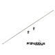 Set varilla transmisión mando cola helicóptero E-RIX 450
