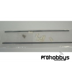 Set tirantes tubo de cola helicóptero HK 450