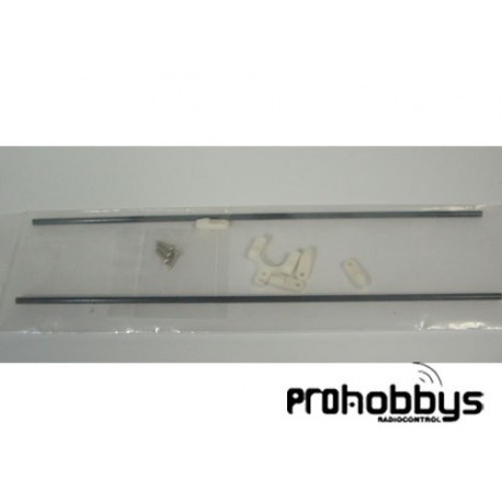 Set tirantes tubo de cola helicóptero HK 450