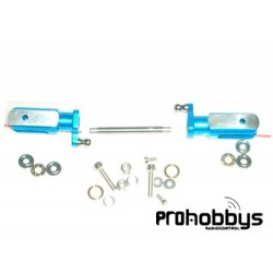 Set portapalas (metal) rotor principal E- RIX 450 Carbono