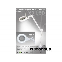 Lupa Flexo con 60 Led 5 Dioptrías 