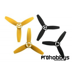 Hélices Parrot Bebop Drone amarillas y negras