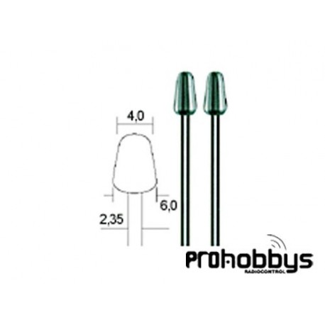 Fresa cónica Ø 4/6mm (2pz) 28723 Proxxon