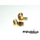 Adaptador antena FPV acodado macho RP SMA / Hembra RP SMA